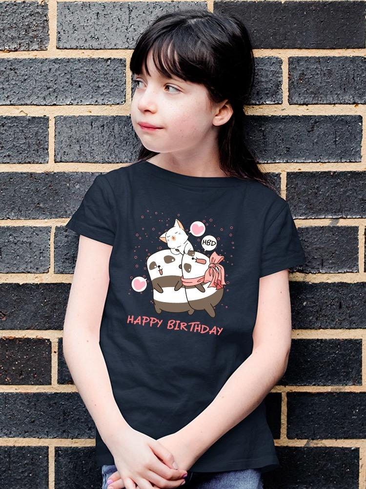 Happy Birthday Panda T-shirt -Image by Shutterstock