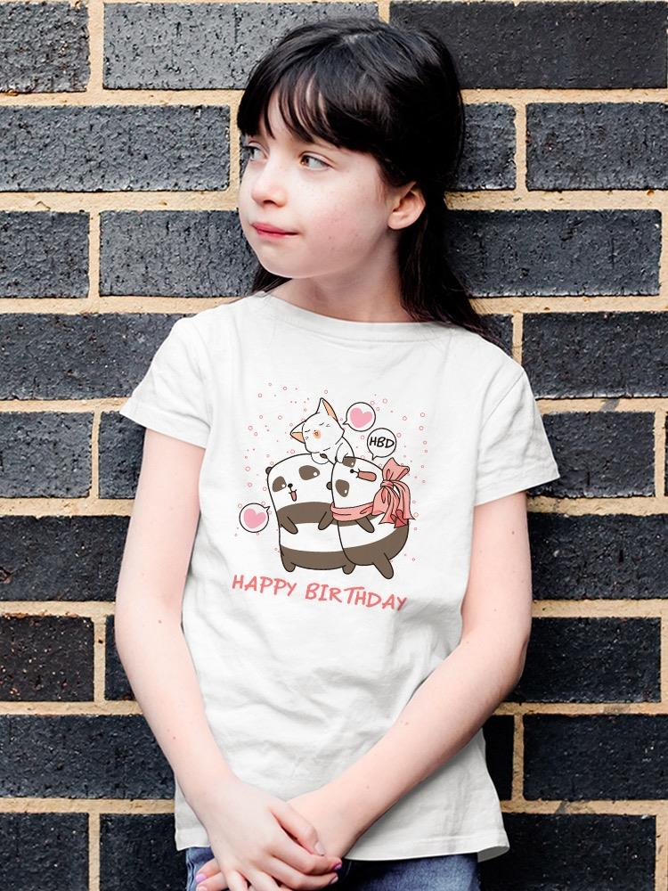 Happy Birthday Panda T-shirt -Image by Shutterstock