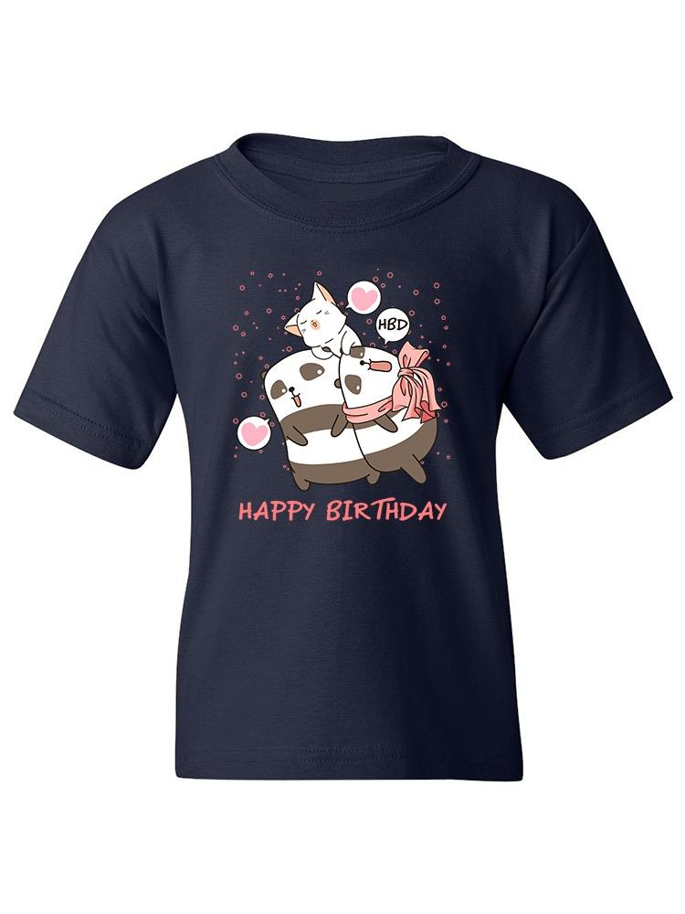 Happy Birthday Panda T-shirt -Image by Shutterstock