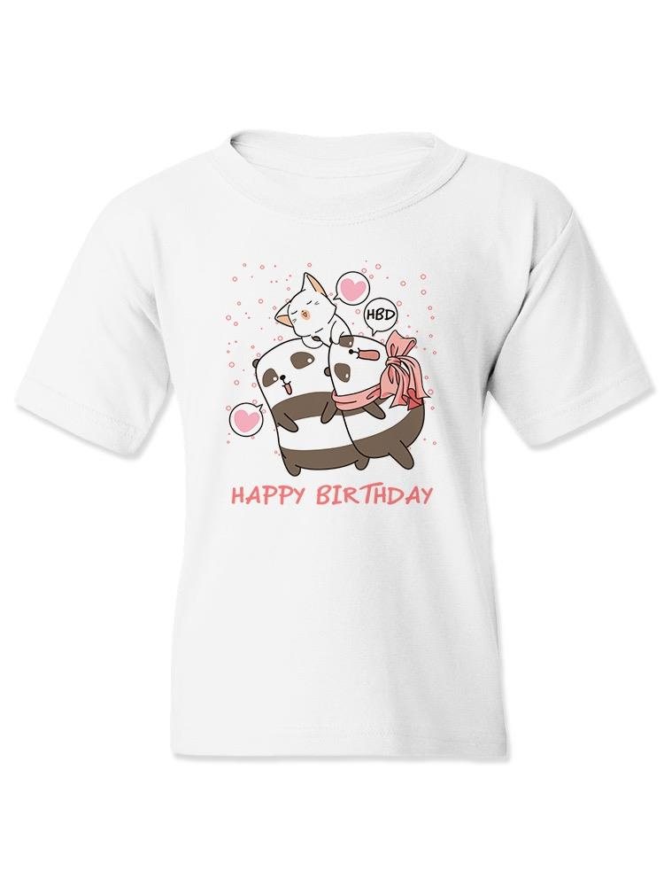 Happy Birthday Panda T-shirt -Image by Shutterstock