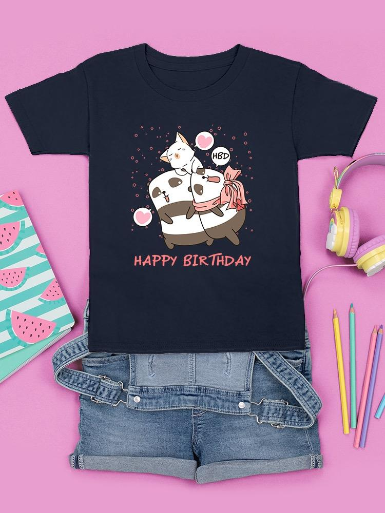 Happy Birthday Panda T-shirt -Image by Shutterstock