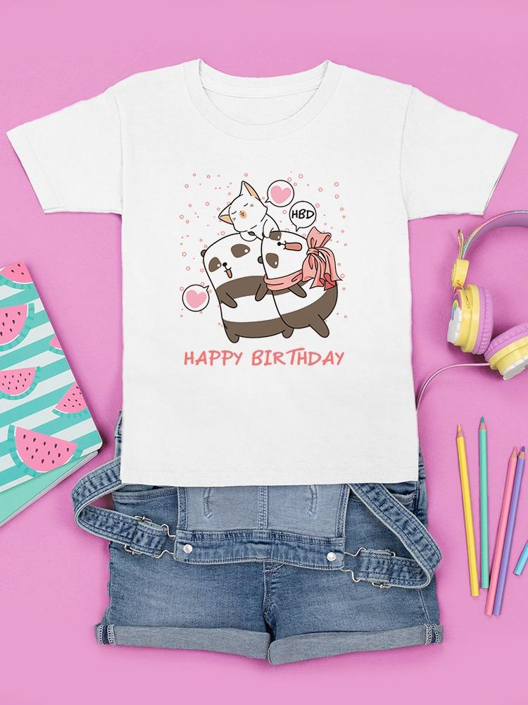 Happy Birthday Panda T-shirt -Image by Shutterstock