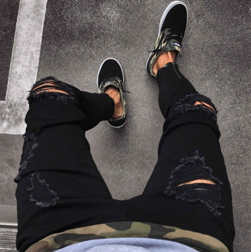 Streetwear Ripped Jeans