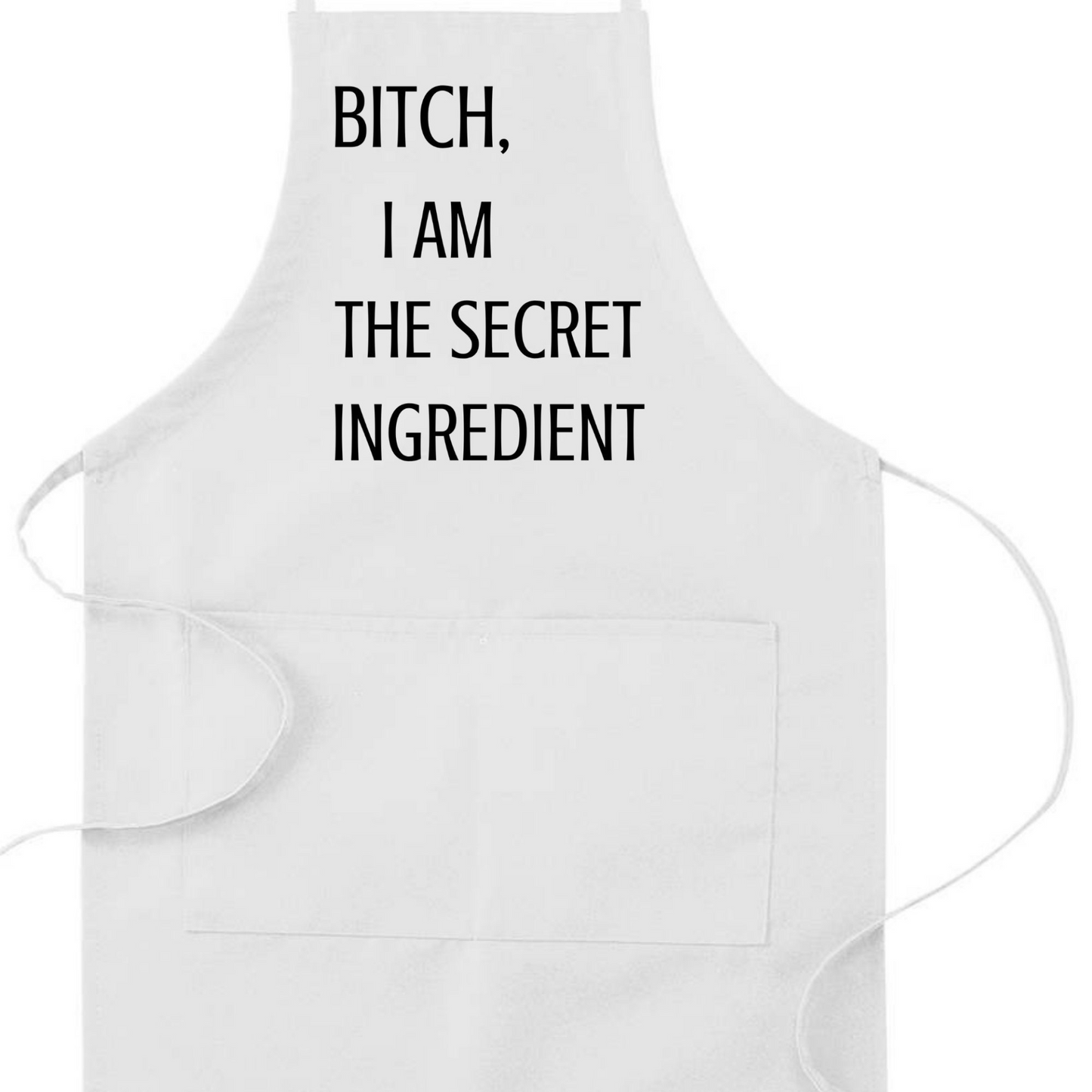 Funny Adjustable Kitchen or BBQ Apron, Sarcastic Gift for the Cook or Griller, Kitchen Gifts, Bib Apron with Pockets, Humorous Craft Apron