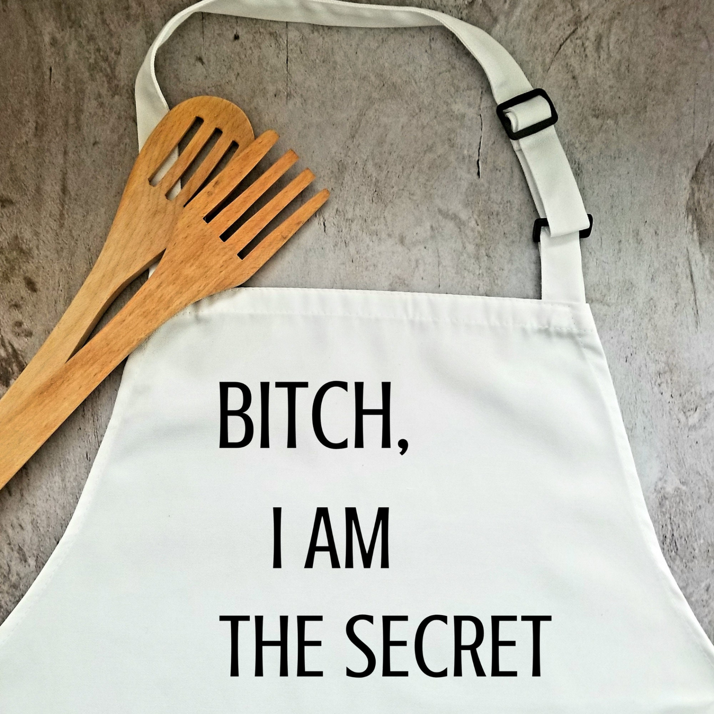 Funny Adjustable Kitchen or BBQ Apron, Sarcastic Gift for the Cook or Griller, Kitchen Gifts, Bib Apron with Pockets, Humorous Craft Apron