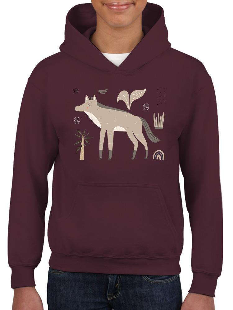 Hyena Summer Illustration Hoodie -Image by Shutterstock