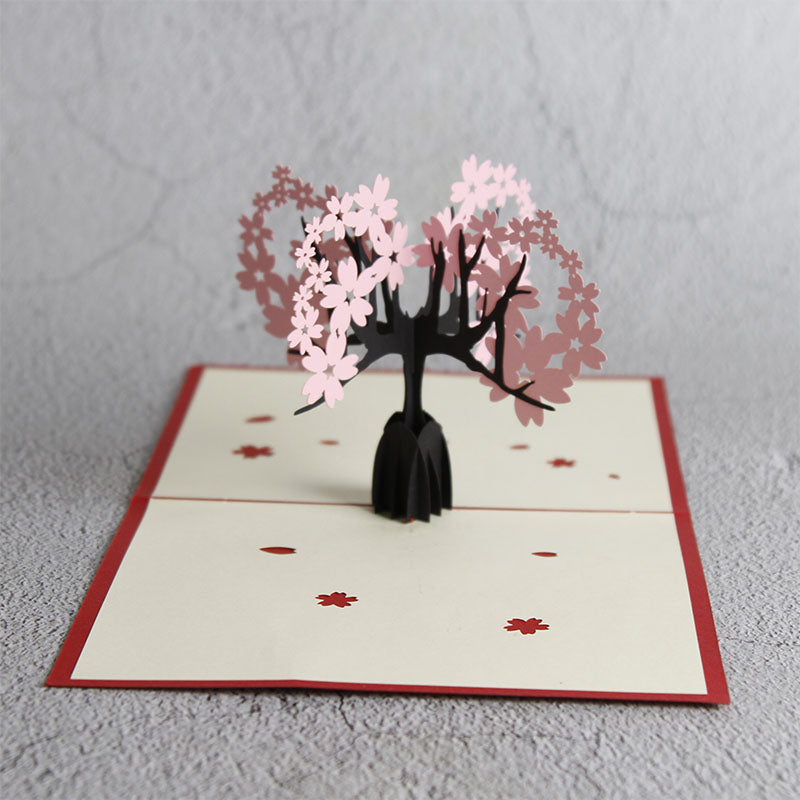 3d Hand-Cut Paper-Cut Engraving Greeting Card