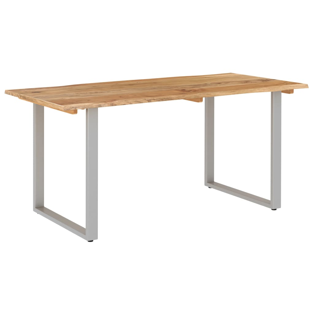 vidaXL Dining Table Solid Wood Acacia