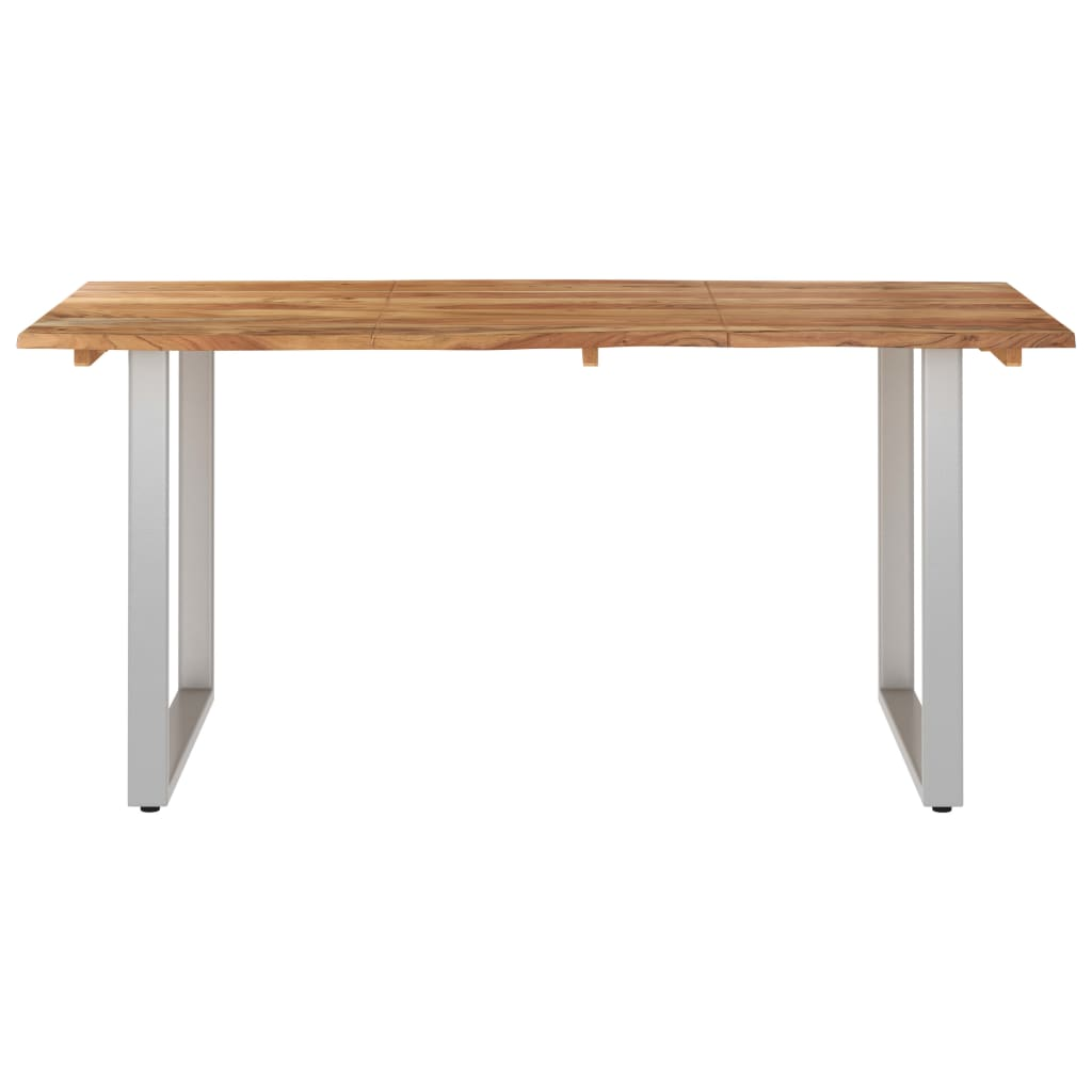 vidaXL Dining Table Solid Wood Acacia