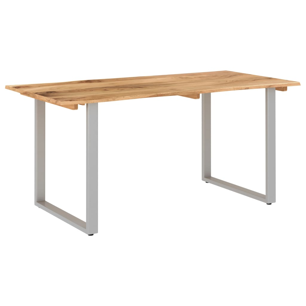 vidaXL Dining Table Solid Wood Acacia