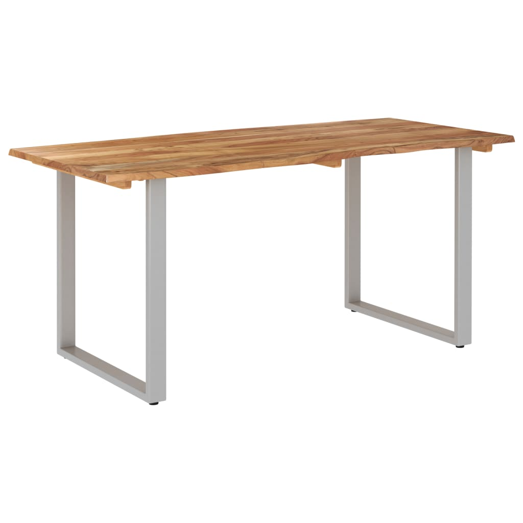 vidaXL Dining Table Solid Wood Acacia