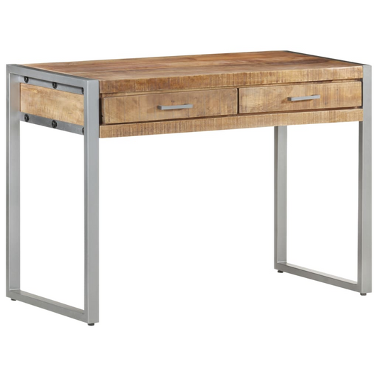 Industrial Desk- Rough Mango Wood