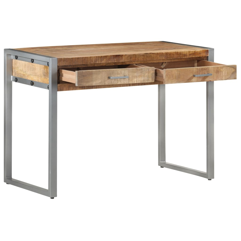 Industrial Desk- Rough Mango Wood