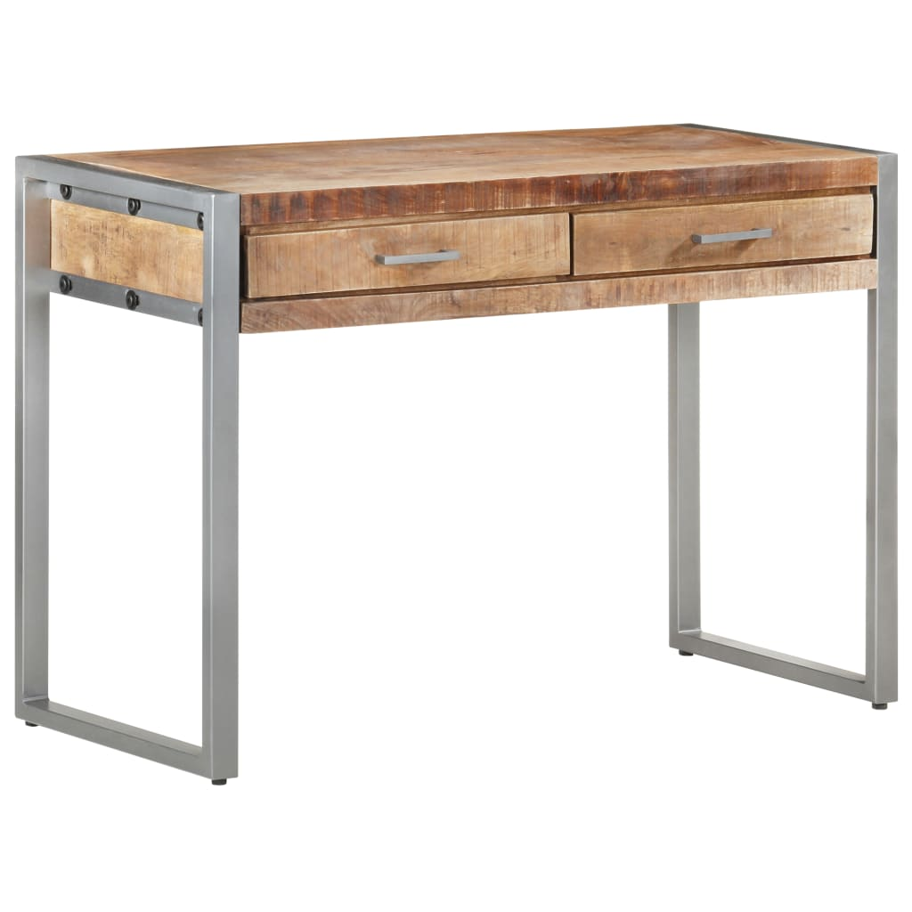 Industrial Desk- Rough Mango Wood