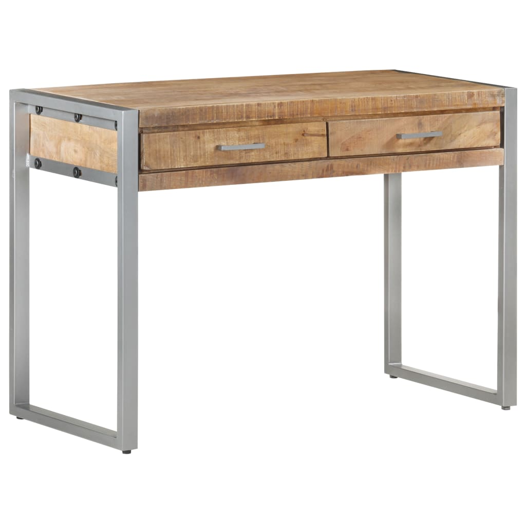 Industrial Desk- Rough Mango Wood