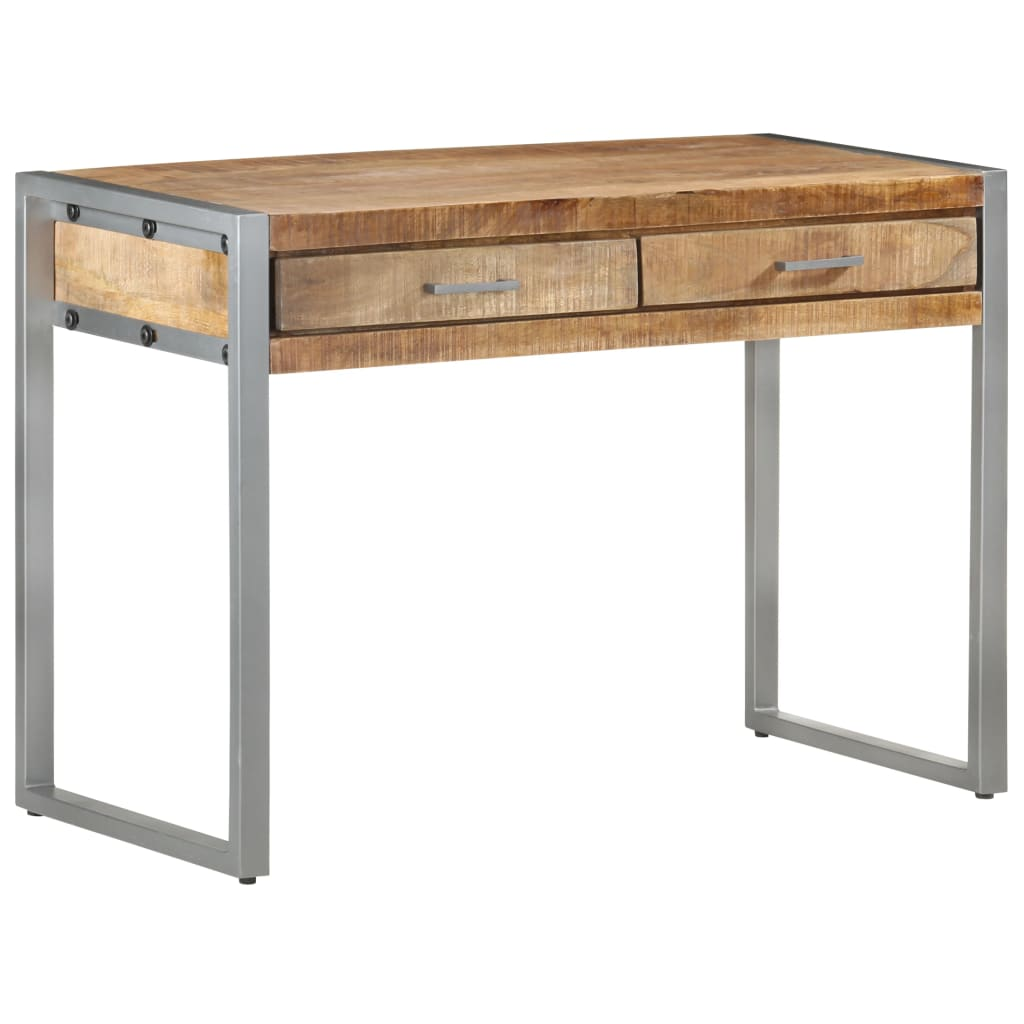 Industrial Desk- Rough Mango Wood