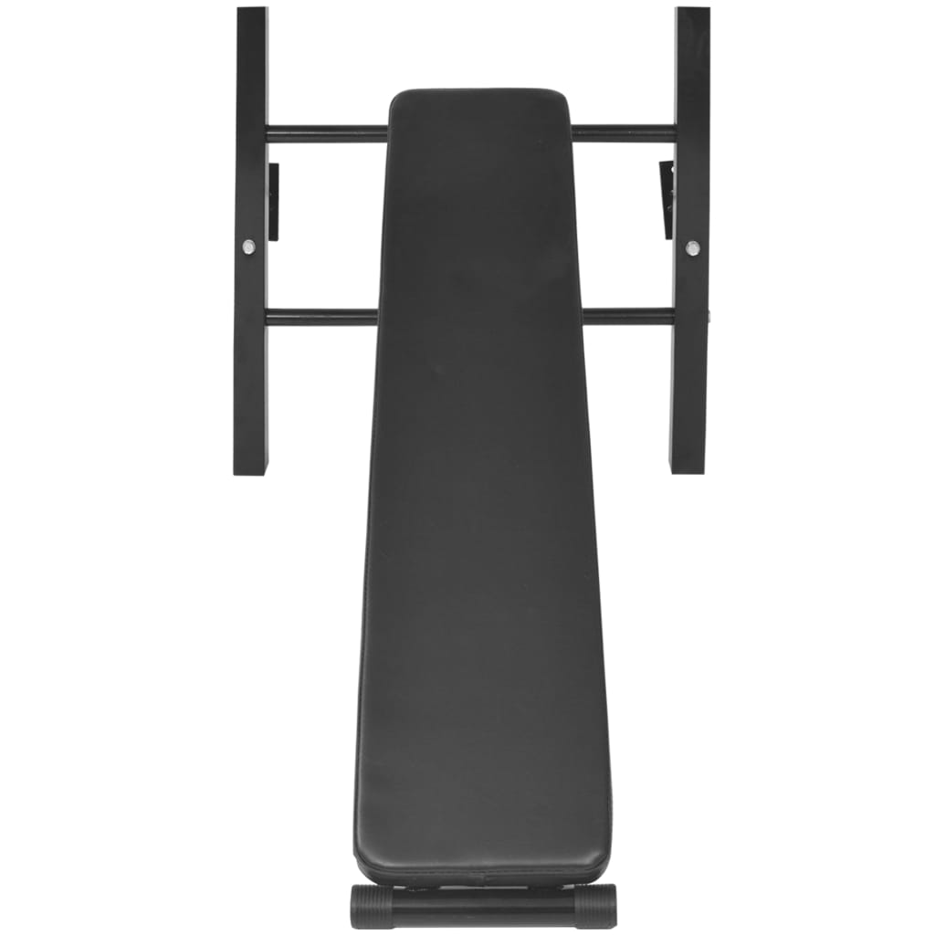 vidaXL Wall-mounted Multi-functional Fitness Power Tower Black