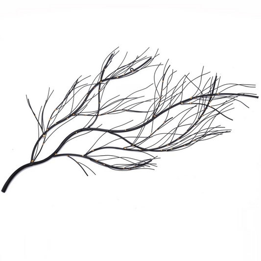 Black Metal Branch Wall Decor