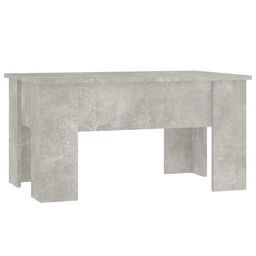 vidaXL Coffee Table Concrete Gray 31.1"x19.3"x16.1" Engineered Wood