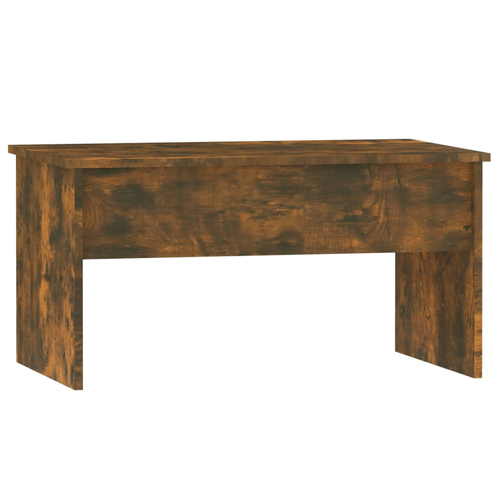 vidaXL Coffee Table Smoked Oak 31.5"x19.9"x16.3" Engineered Wood