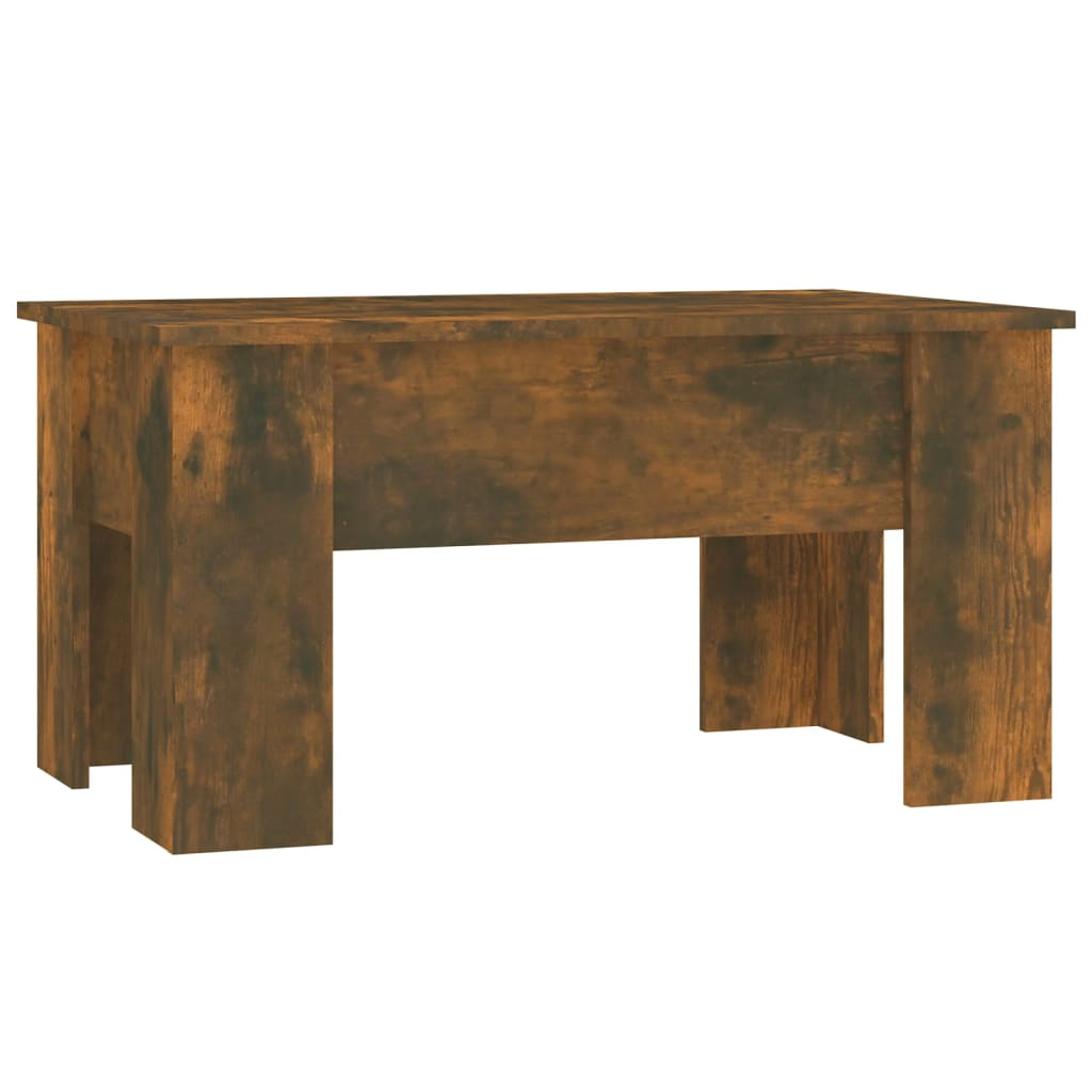 vidaXL Coffee Table Smoked Oak 31.1"x19.3"x16.1" Engineered Wood