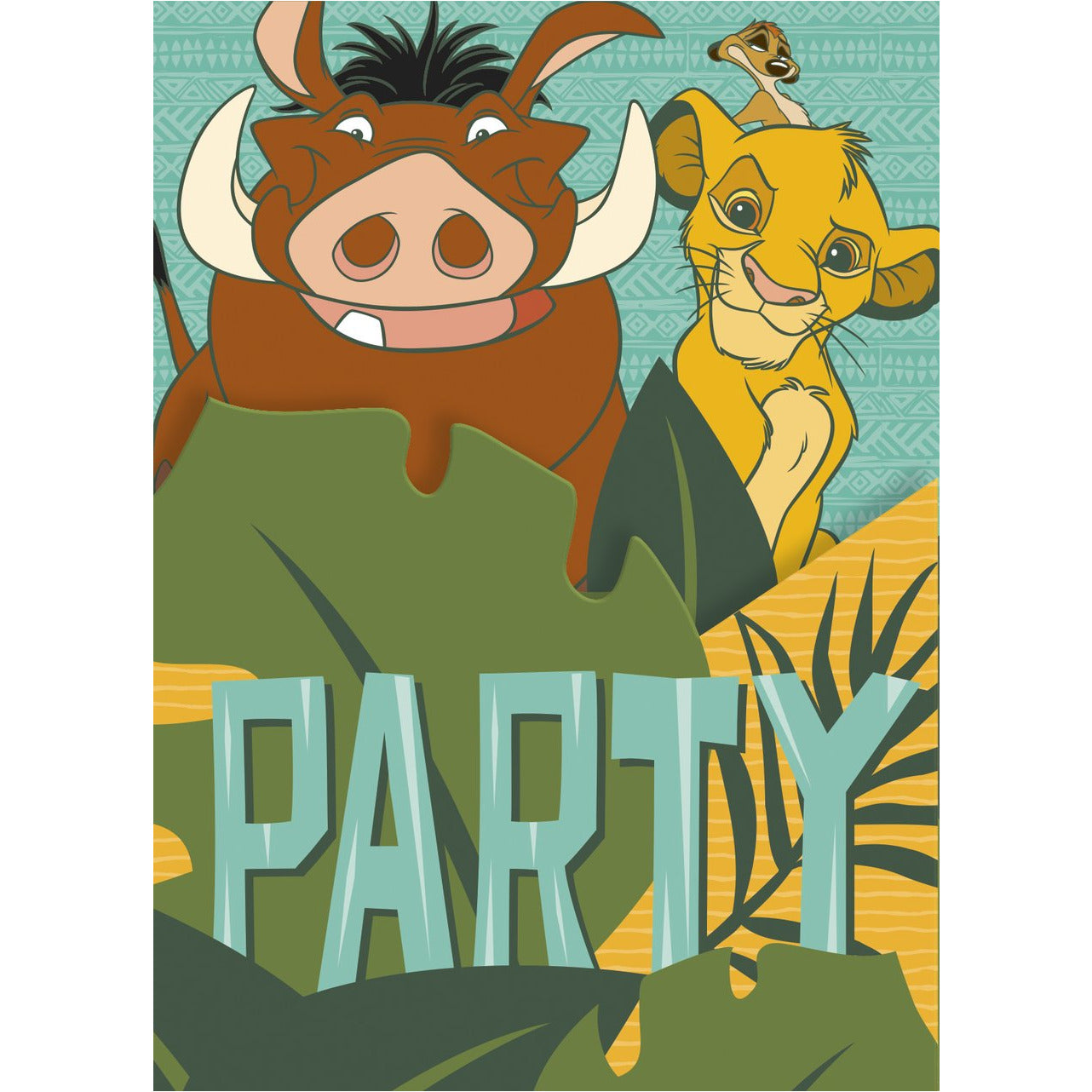 The Lion King Birthday Party Invitations [8 Per Package]