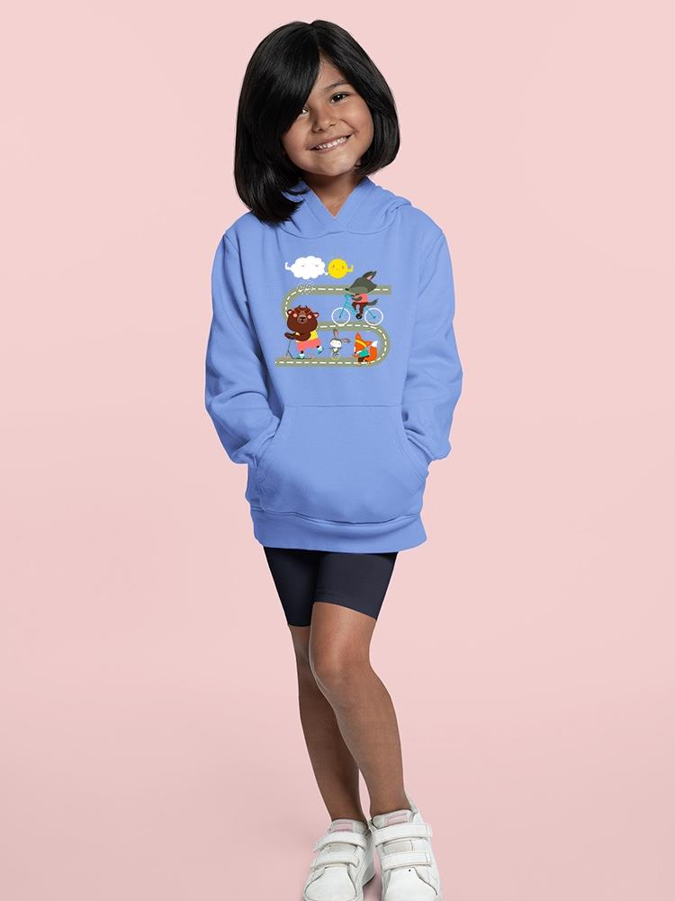 Animals Doing Activities Hoodie -Image by Shutterstock