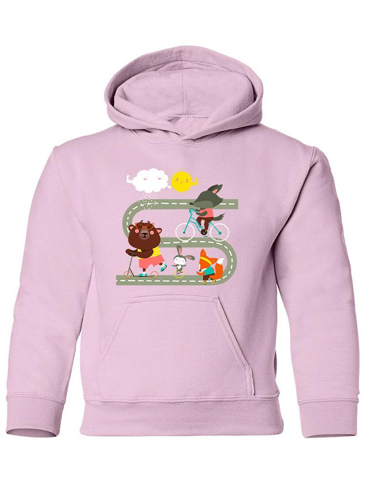 Animals Doing Activities Hoodie -Image by Shutterstock