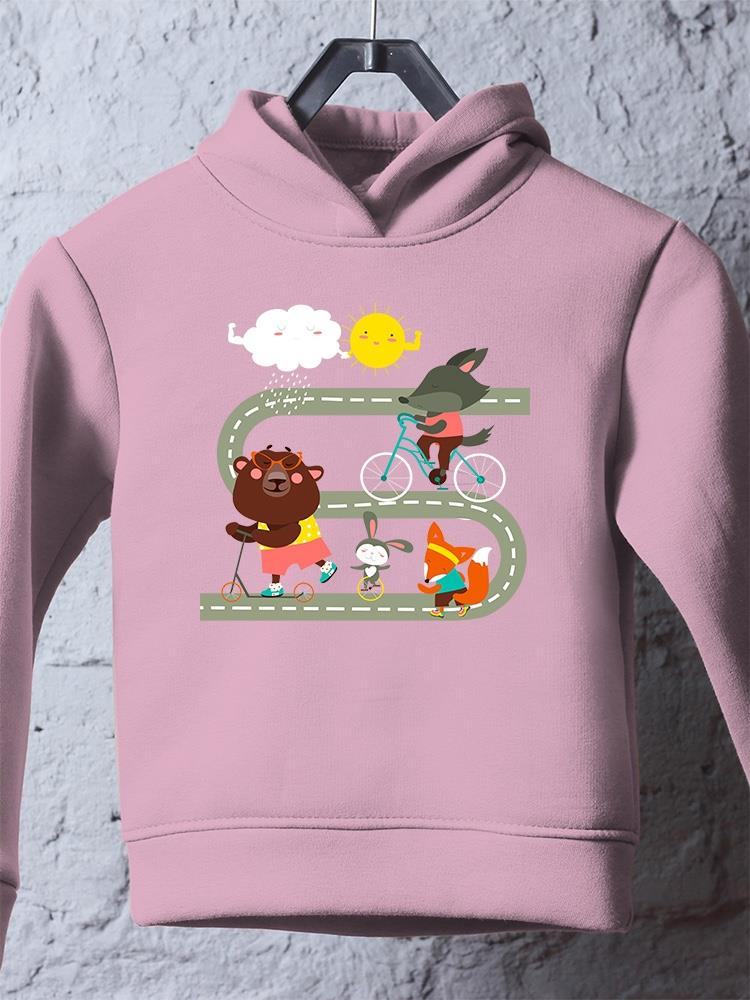 Animals Doing Activities Hoodie -Image by Shutterstock