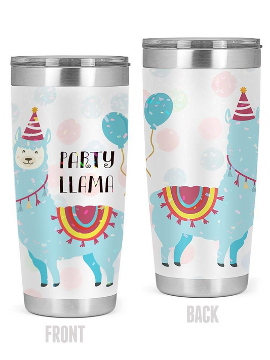 Party Llama. Tumbler -SPIdeals Designs