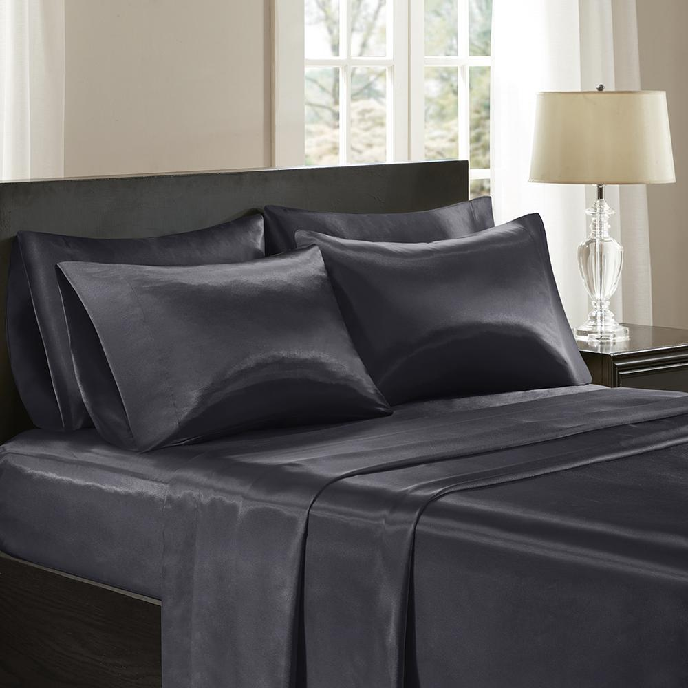 100% Polyester Satin Solid Sheet Set,SHET20-507