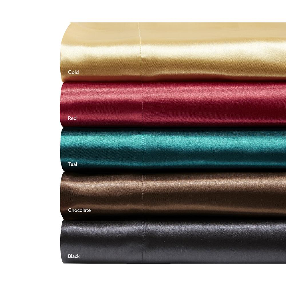 100% Polyester Satin Solid Sheet Set,SHET20-507