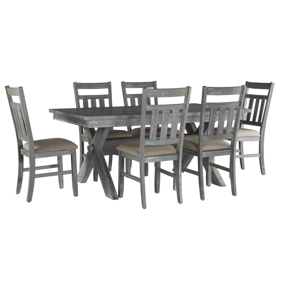 7-Pc Turino Dining Set - Table & 6 Chairs