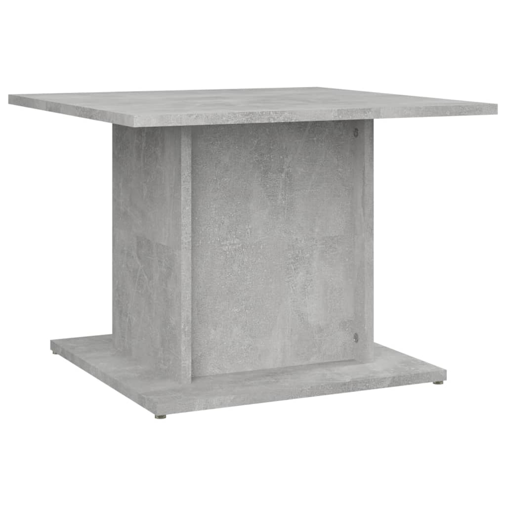 vidaXL Coffee Table Concrete Gray 21.9"x21.9"x15.7" Engineered Wood