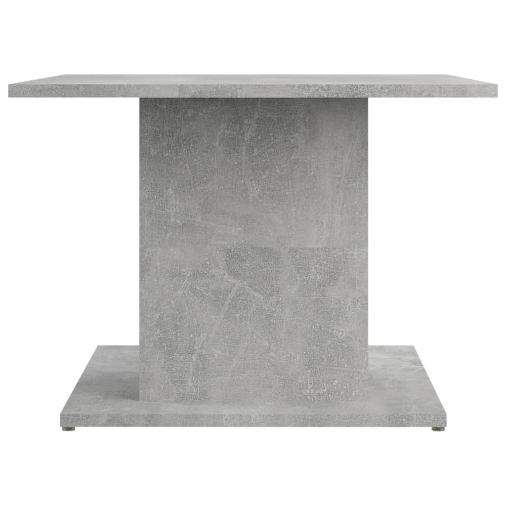 vidaXL Coffee Table Concrete Gray 21.9"x21.9"x15.7" Engineered Wood