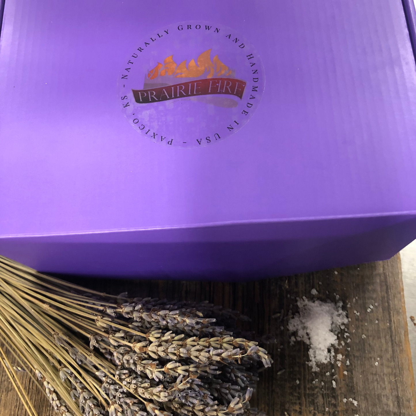 Lavender Lovers Candle Relaxation Luxury Gift Set Box - Kansas Gift Basket