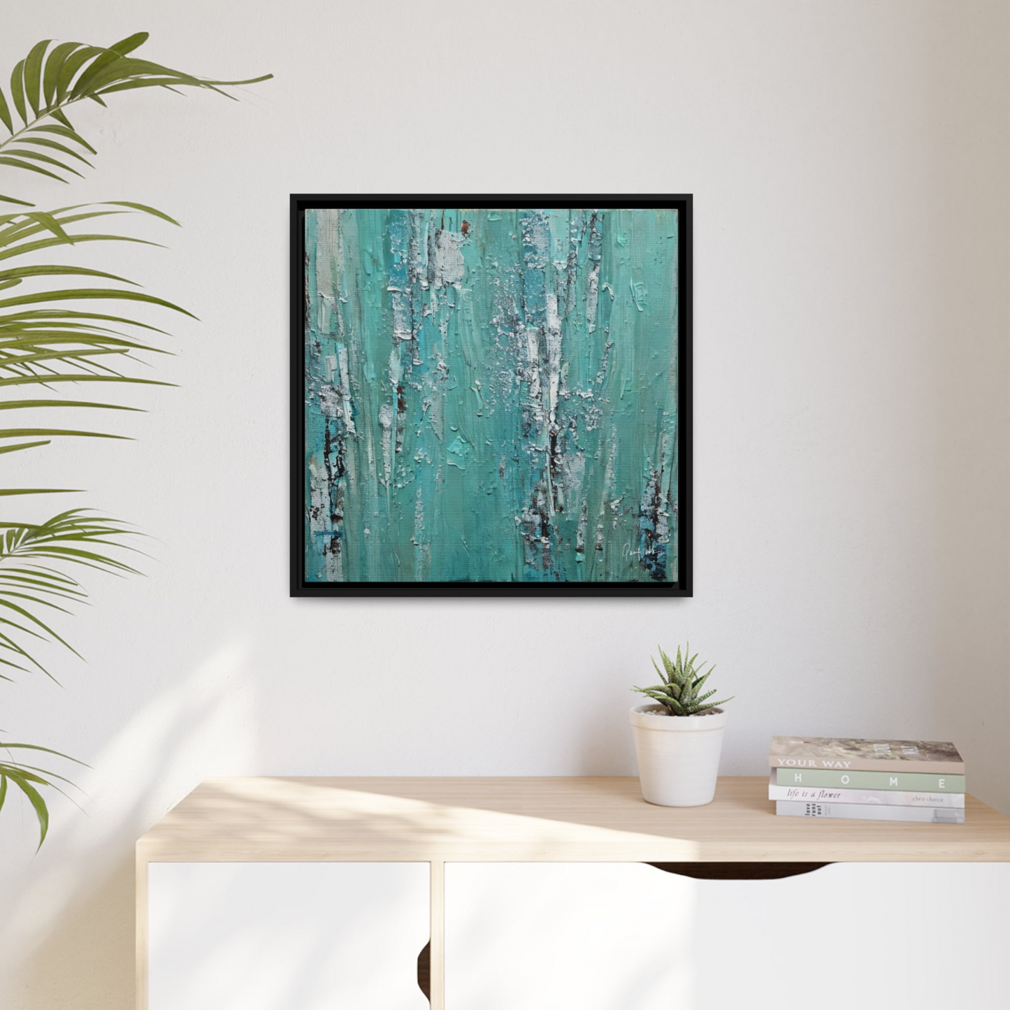 Canvas Wall Art Matte With Frame & Eco- Friendly H20 - By QueenNoble