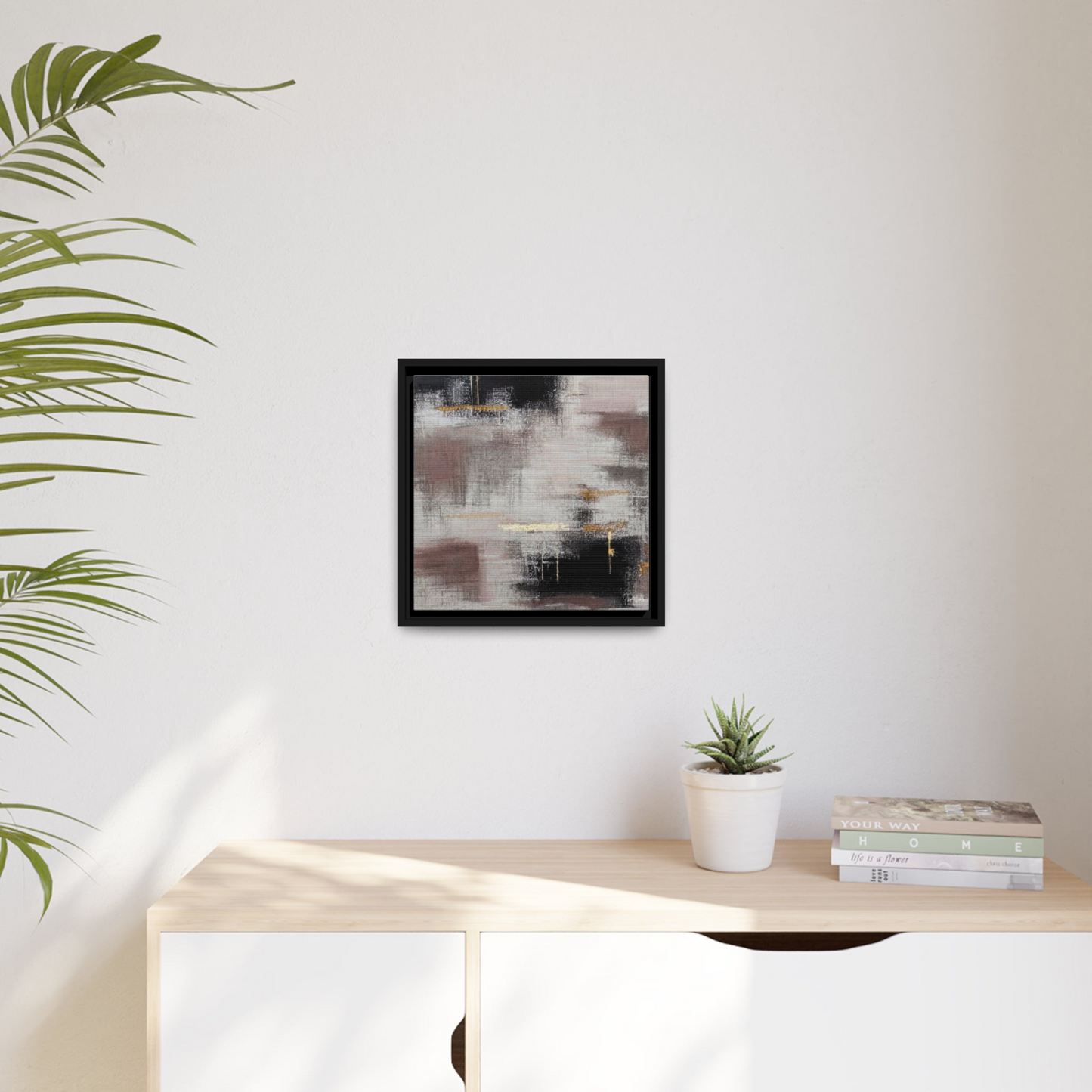 Canvas Wall Art Matte With Frame & Eco- Friendly SHADE By QueenNoble