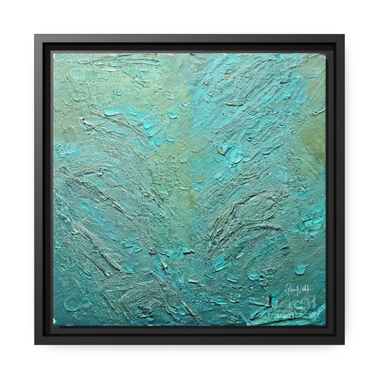 Canvas Wall Art Matte With Frame & Eco- Friendly SEA - By QueenNoble