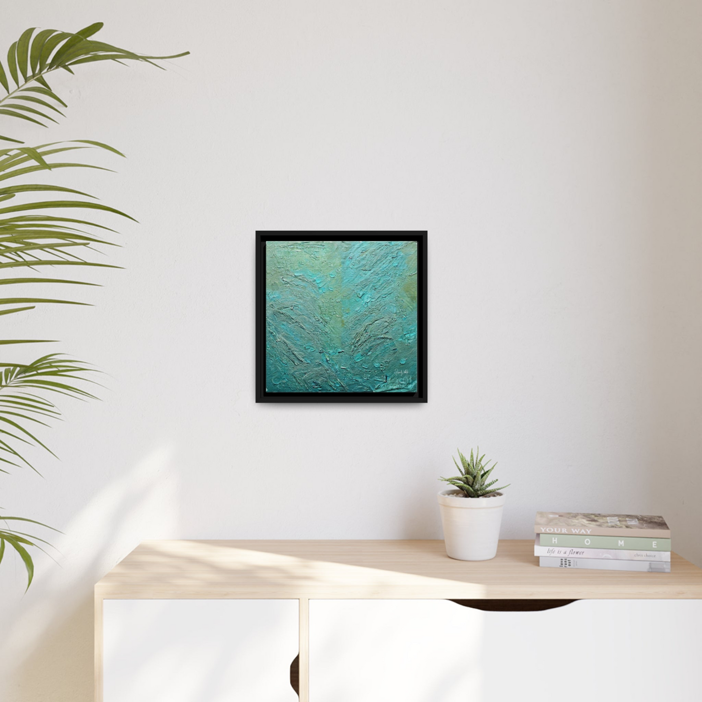 Canvas Wall Art Matte With Frame & Eco- Friendly SEA - By QueenNoble