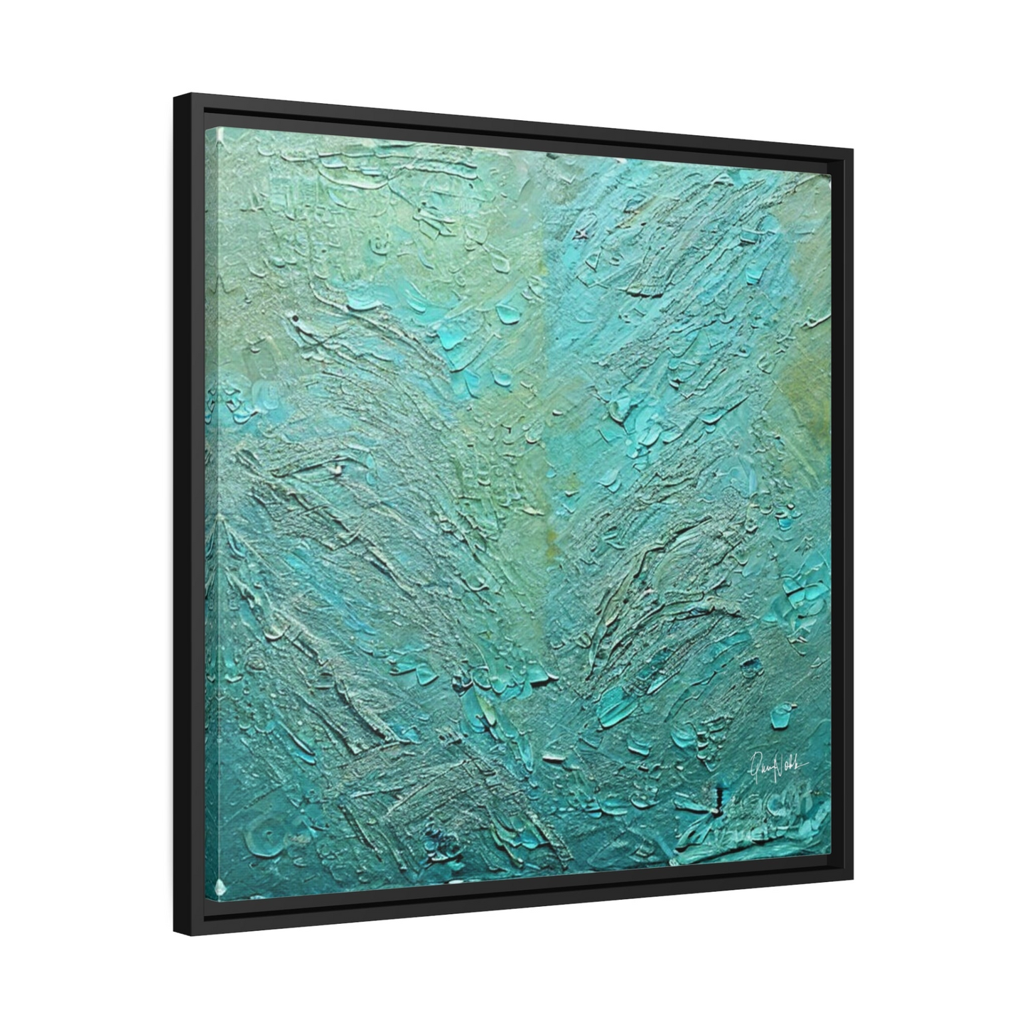 Canvas Wall Art Matte With Frame & Eco- Friendly SEA - By QueenNoble