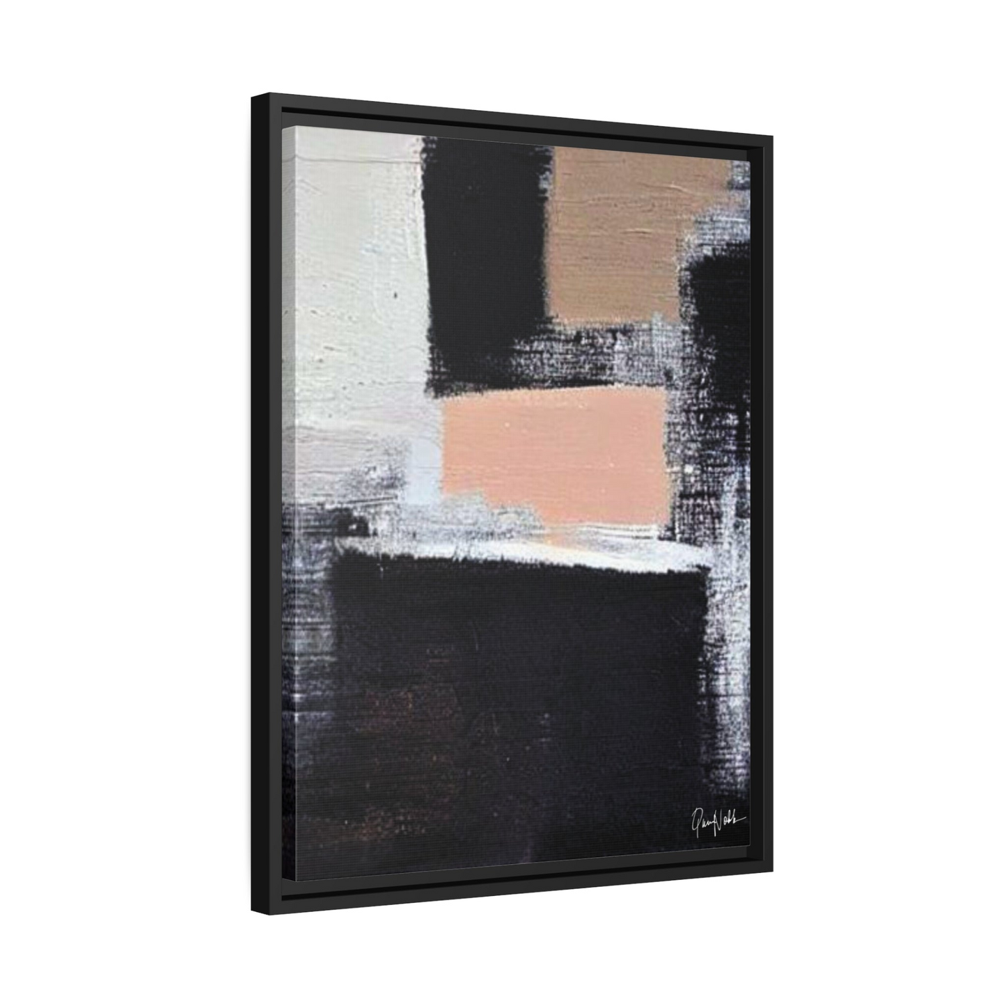 Canvas Wall Art Matte With Frame & Eco- Friendly CUBE - By QueenNoble