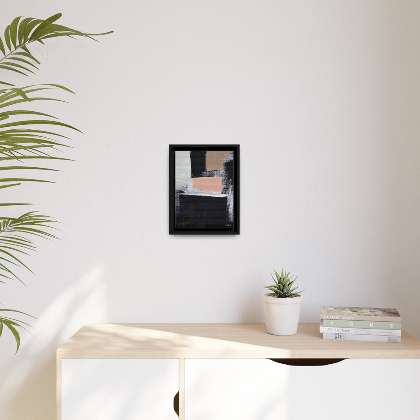 Canvas Wall Art Matte With Frame & Eco- Friendly CUBE - By QueenNoble