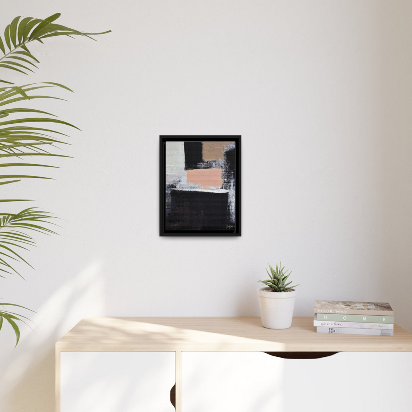 Canvas Wall Art Matte With Frame & Eco- Friendly CUBE - By QueenNoble