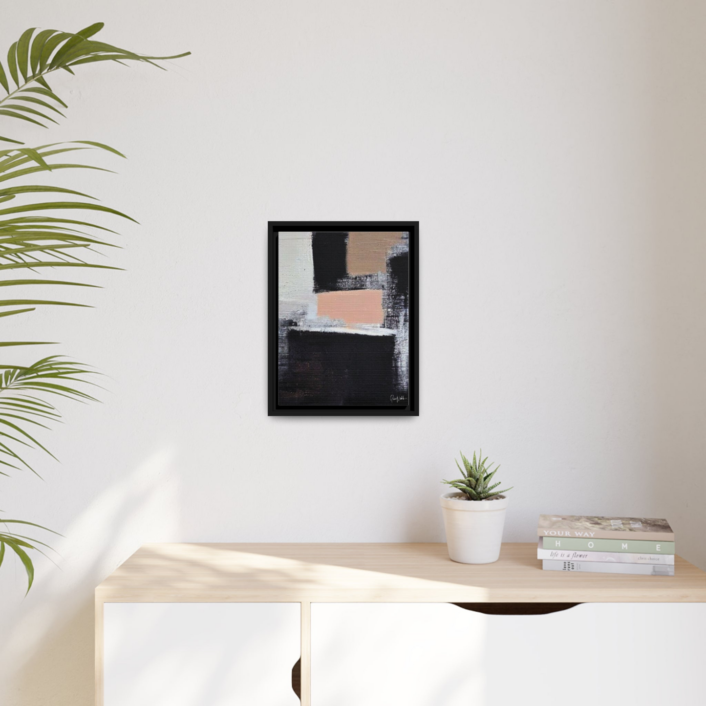 Canvas Wall Art Matte With Frame & Eco- Friendly CUBE - By QueenNoble