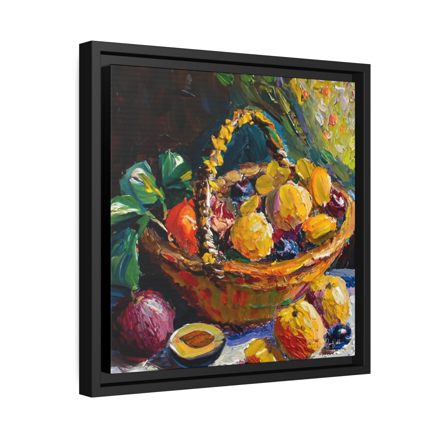 FRUITS Framed Canvas Wall Art - By QueenNoble