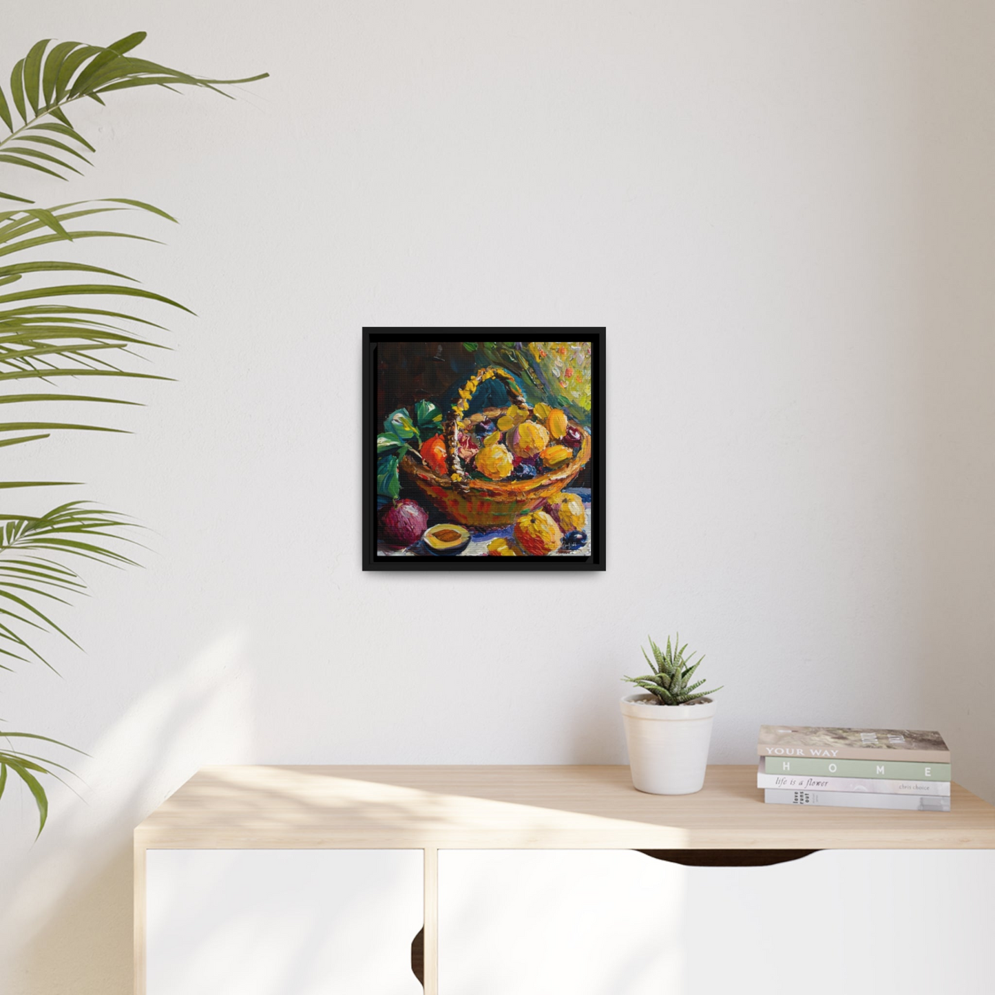 FRUITS Framed Canvas Wall Art - By QueenNoble