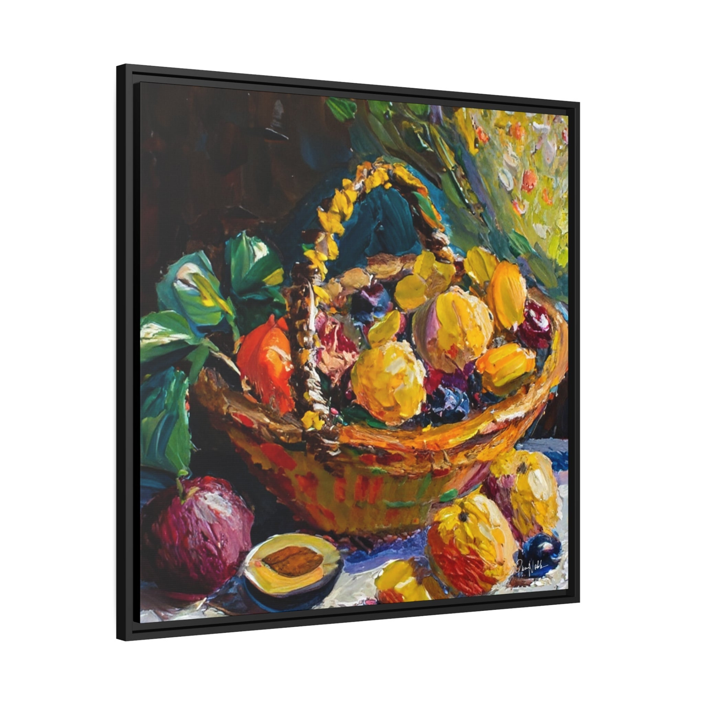 FRUITS Framed Canvas Wall Art - By QueenNoble