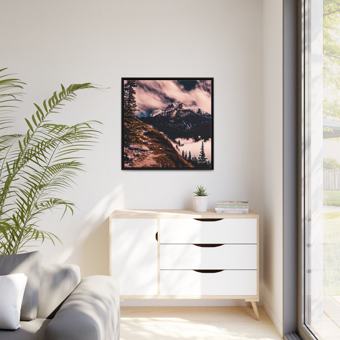 Mountains Fine Art Photography Canvas Prints With Frames By QueenNoble