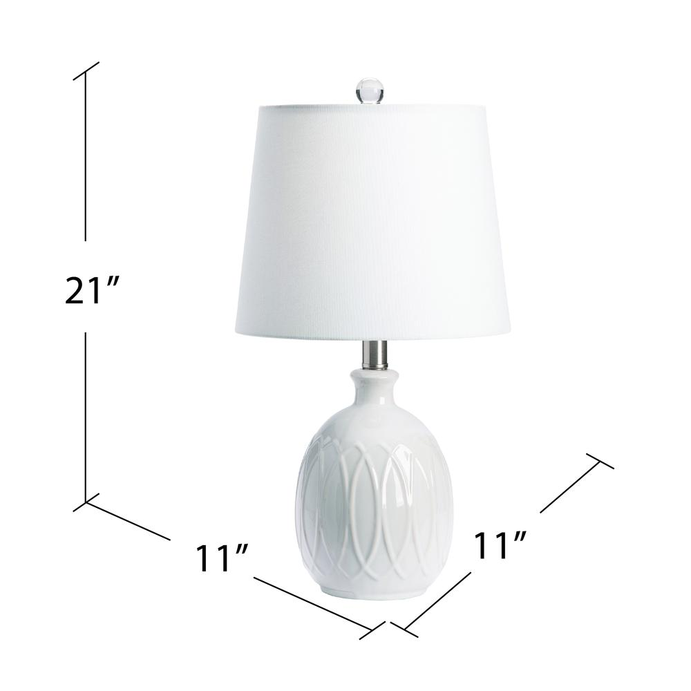 Crestview Collection 21" TH Ceramic Table Lamp